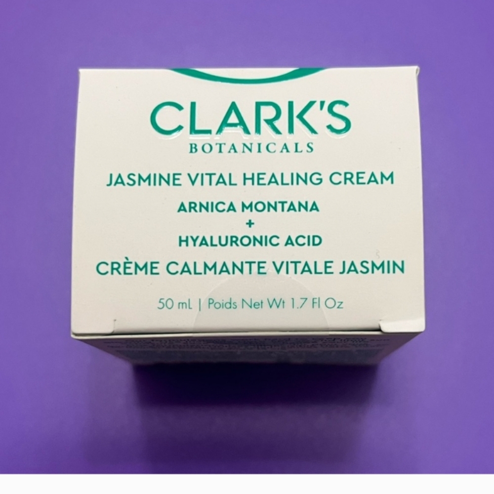 Clark's Botanicals Jasmine Vital Healing Cream w/ Hyaluronic Acid NIB NEW IN BOX